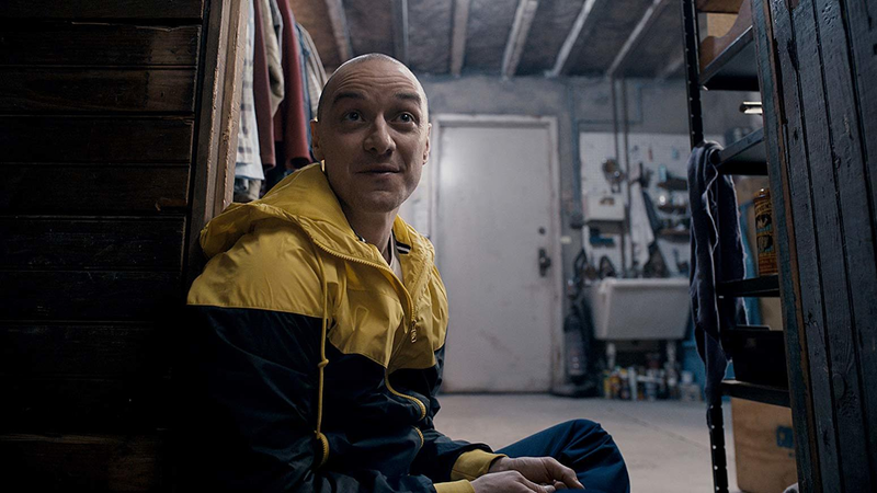James McAvoy’s performance in Split is excellent.